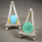 Sk 12Pcs Mini Wooden Easels Display Stand Photo Painting Display Portable Tripod Holder Stand- 6Inch (Wood)