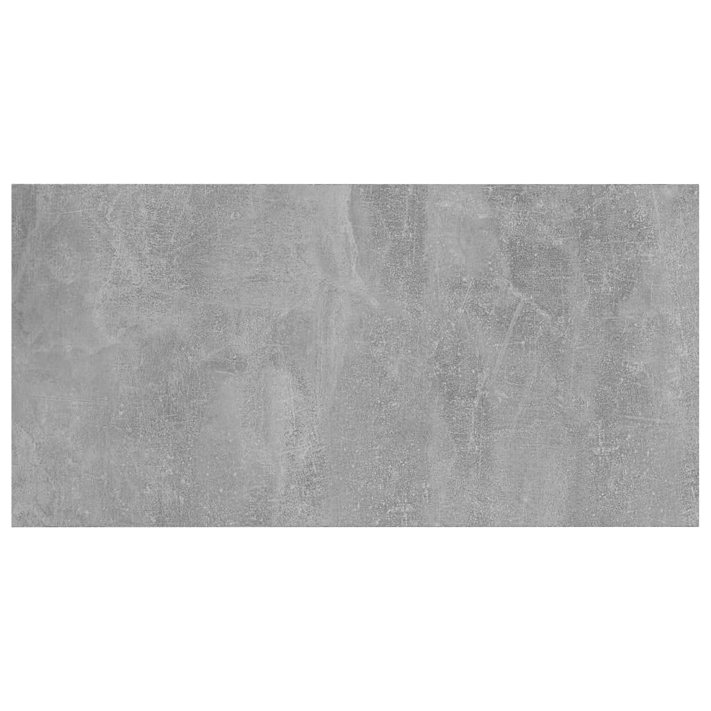 Bookshelf Boards 8 pcs Concrete Gray 31.5&quot;x15.7&quot;x0.6&quot; Chipboard