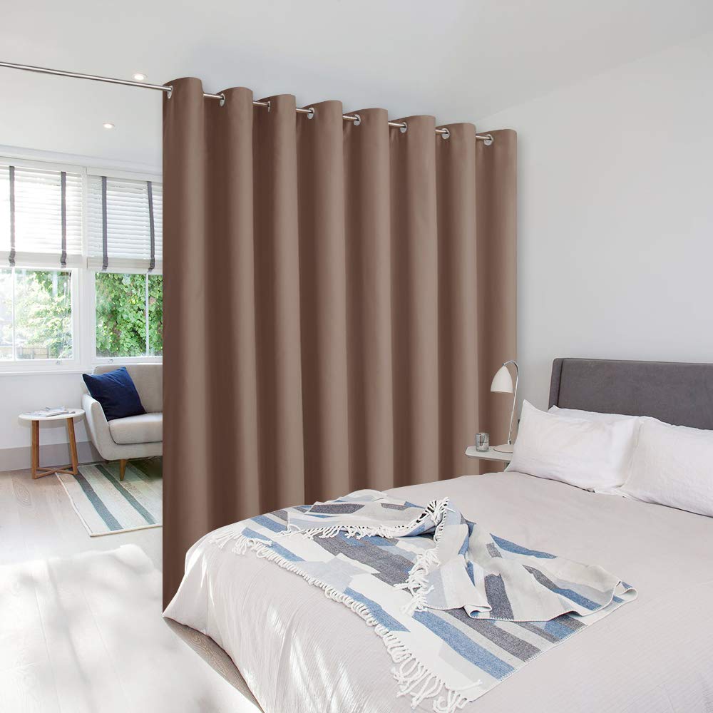 NICETOWN Noise Barrier Room Dividers Blind Screens Partitions, Home Decor Floor to Ceiling Divider Room Curtain for Shared Space
