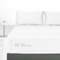 Sunflower Queen Fitted Sheet, 1-Piece Extra Deep Pocket Fitted Bottom Sheet 22', 100% Cotton Sateen Soft Breathable, White