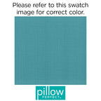 Pillow Perfect Forsyth Solid Indoor/Outdoor Large Lumbar Pillow Plush Fill, Weather And Fade Resistant, Large Lumbar - 16.5' X