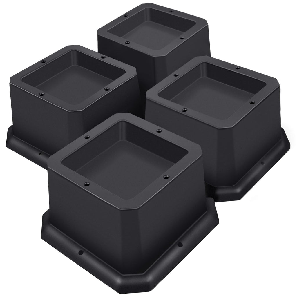 ANNKUT Furniture Risers 2 Inch-Bed Risers Heavy Duty-Desk Risers for Chair and Table Legs Elevation -Bed Lifts Risers (Set of 4 