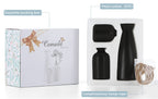 Cemabt Black Ceramic Vase Set-3 Small Flower Vases For Decor,Modern Boho Farmhouse Home Decor,Decorative Vase For Pampas Grass&D