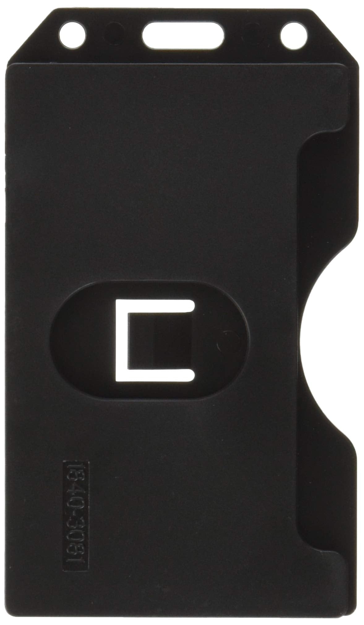 Black 2 Sided Rigid Multi Card Holder Sold Individually Model: 1840-3081 Office Supply Product Store