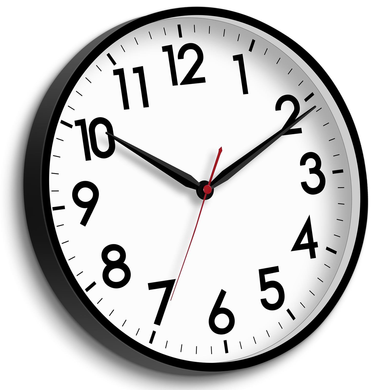 AKCISOT 16 Inch Wall Clock Large Silent Non-Ticking Wall Clocks Battery Operated - Analog Classic Clock Decorative for Living Ro