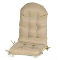 Foowin Adirondack Chair Cushion, Thickened Patio Chair Cushion, Waterproof & Uv-Protected,For Indoor And Outdoor, Khaki