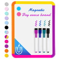 Vusign Small White Board Dry Erase, 8.5'X11' Magnetic Dry Erase Board, Mini Whiteboard With Markers For Kids, Students, Fridge
