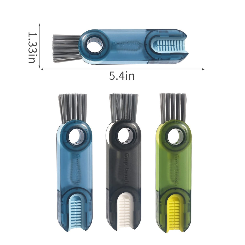 3 In 1 Cup Lid Gap Cleaning Brush Set, Multifunctional Insulation Bottle Cleaning Tools, Mutipurpose Tiny Silicone Cup Holder Cl