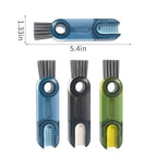 3 In 1 Cup Lid Gap Cleaning Brush Set, Multifunctional Insulation Bottle Cleaning Tools, Mutipurpose Tiny Silicone Cup Holder Cl