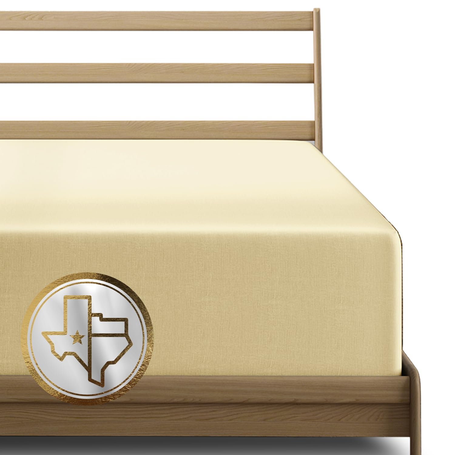 Texas Linen Co. Luxury Egyptian Cotton King Fitted Sheet Only - 1000 Thread Count 16' Deep Pocket King Fitted Sheet, Soft, Cool