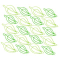 Stobok 30Pcs Paper Clip File Folders Colored Office Supplies Folders Binder Folders Leaf Shaped Paper Clip Paper Clips Rabbit Of