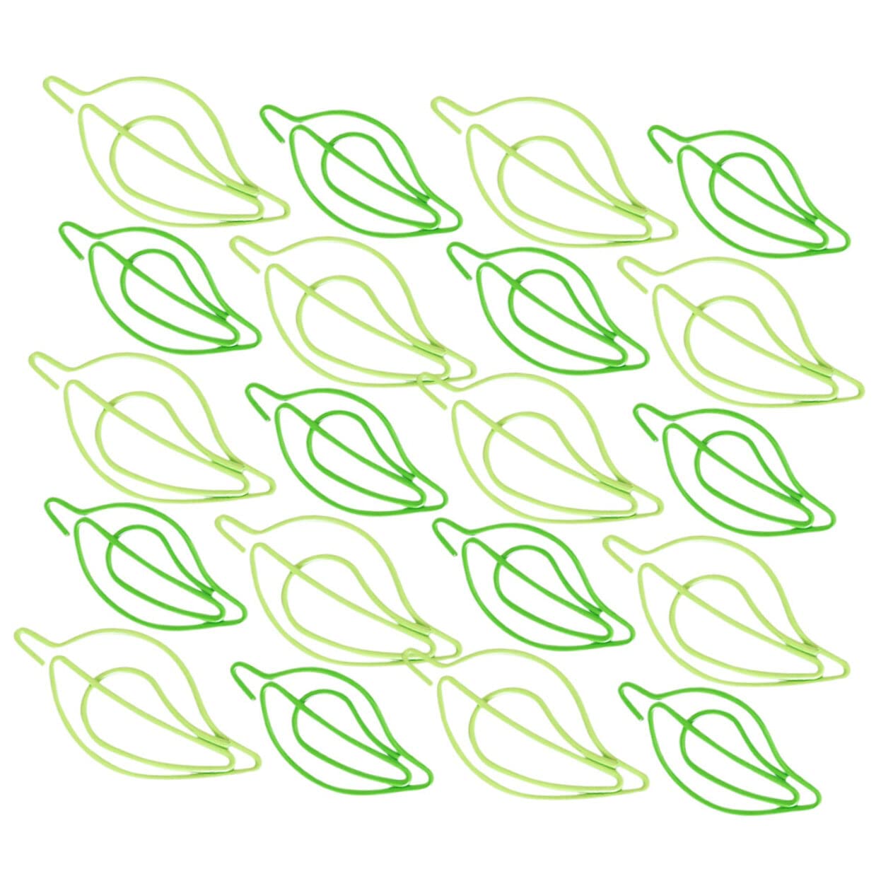 Stobok 30Pcs Paper Clip File Folders Colored Office Supplies Folders Binder Folders Leaf Shaped Paper Clip Paper Clips Rabbit Of