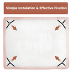 Bozenu Bed Sheet Straps, Upgrade Fitted Bed Sheet Holders For Corners, Non Slip Sheet Clips Black 8Pcs
