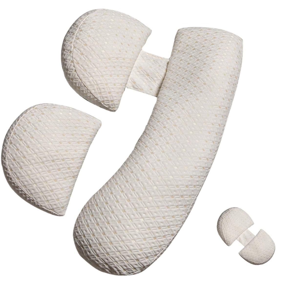 Oskeray Pregnancy Pillow For Pregnant Women, Soft Maternity Pillow With Detachable & Adjustable, Pillow With Pillow Cover - Supp