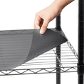 Sliner 8 Pack 18 x 48 Inch Wire Shelf Liner Gray Plastic Waterproof Liners for Organizing Metal Rack Shelves, Kitchen Cabinets, 