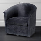 Comfort Pointe Elizabeth Swivel Chair - Charcoal