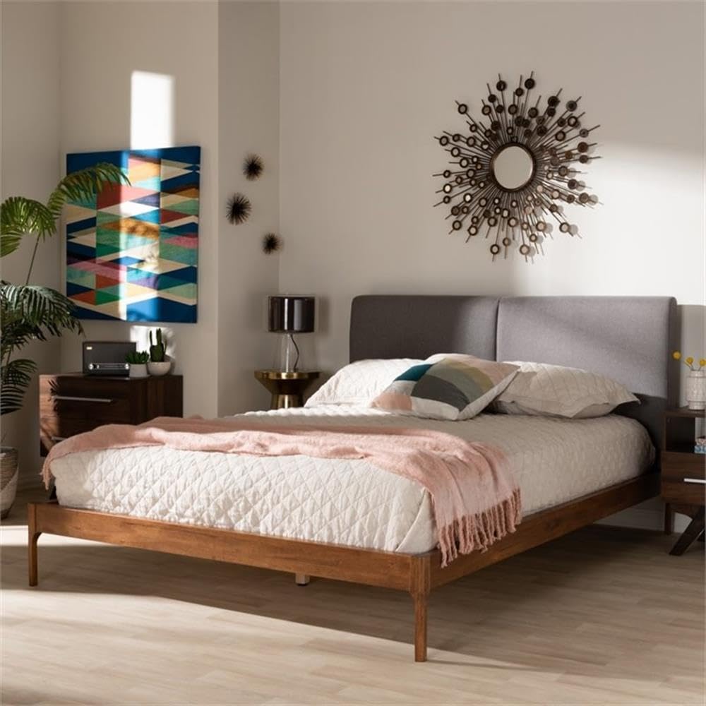 Baxton Studio Aveneil Platform Bed - Thumbnail 2