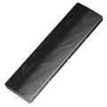 Faluber Wooden Wrist Rest With Black Coating, 12-Inch Length And 20Mm Thickness For Compact Keyboard, Ergonomic Design Palm Rest