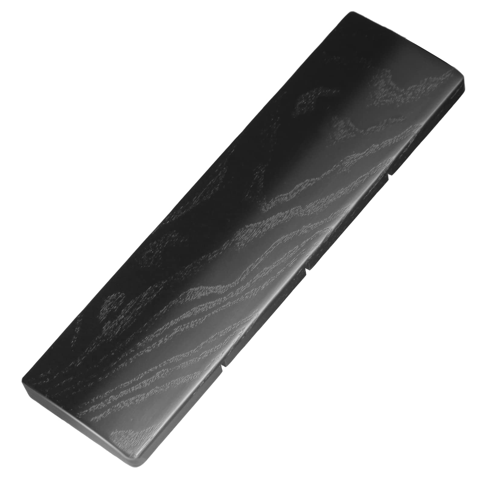 Faluber Wooden Wrist Rest With Black Coating, 12-Inch Length And 20Mm Thickness For Compact Keyboard, Ergonomic Design Palm Rest