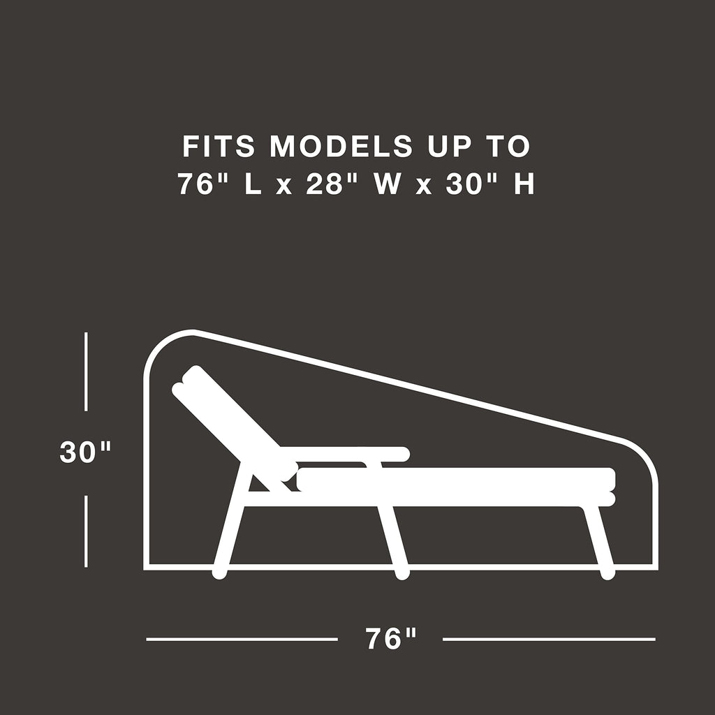 True Guard Patio Furniture Cover, Chaise Lounger Up To 76'