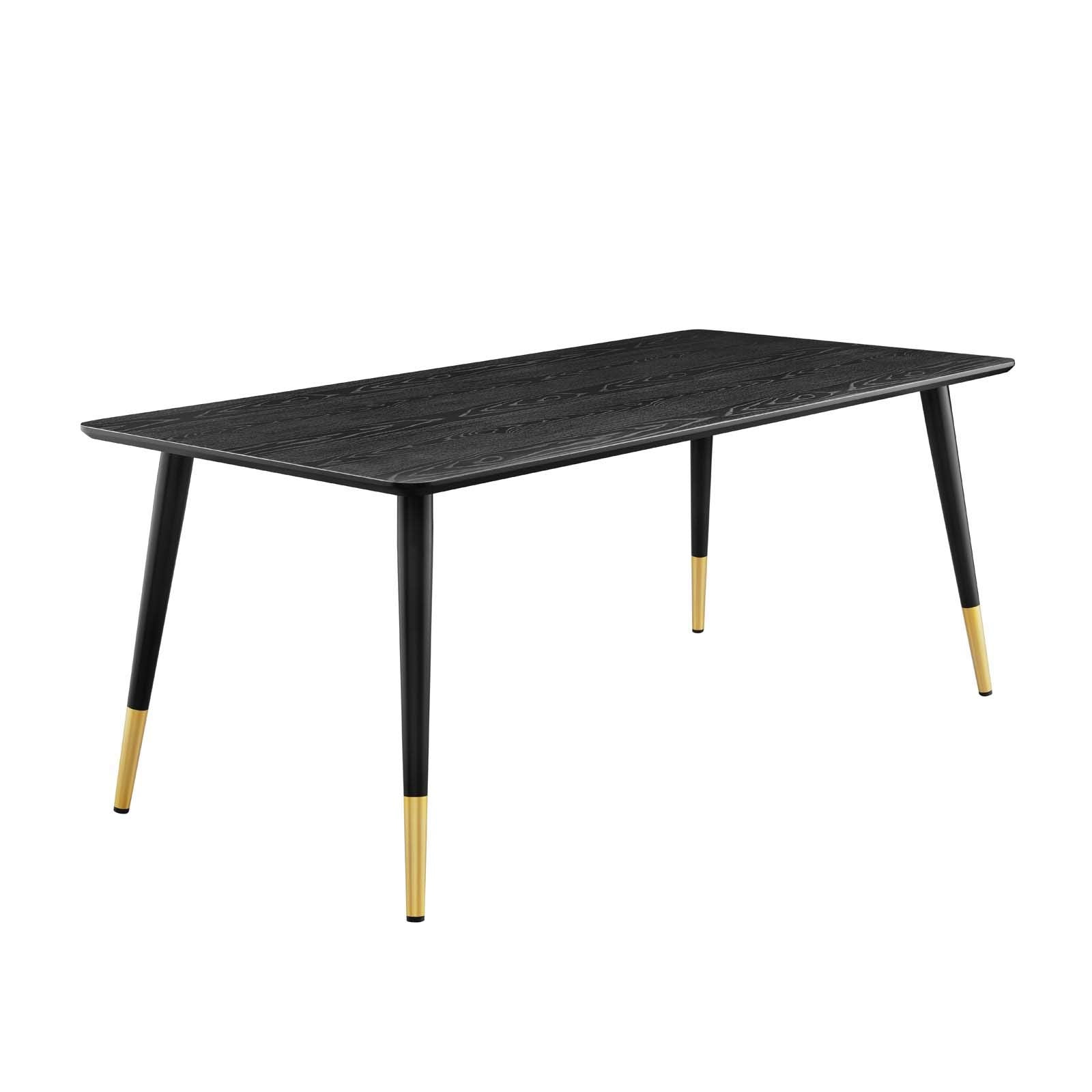 Modway Vigor Table, 71&quot; Rectangular, Black