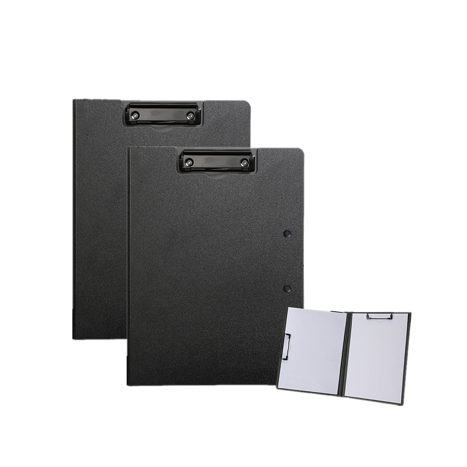 2 Pcs Folding Clipboard,Clipboard Foldable 9X12.5 Inch Waterproof File Folder Clip Boards,A4 Or A3 Size File Cover Folder Writin