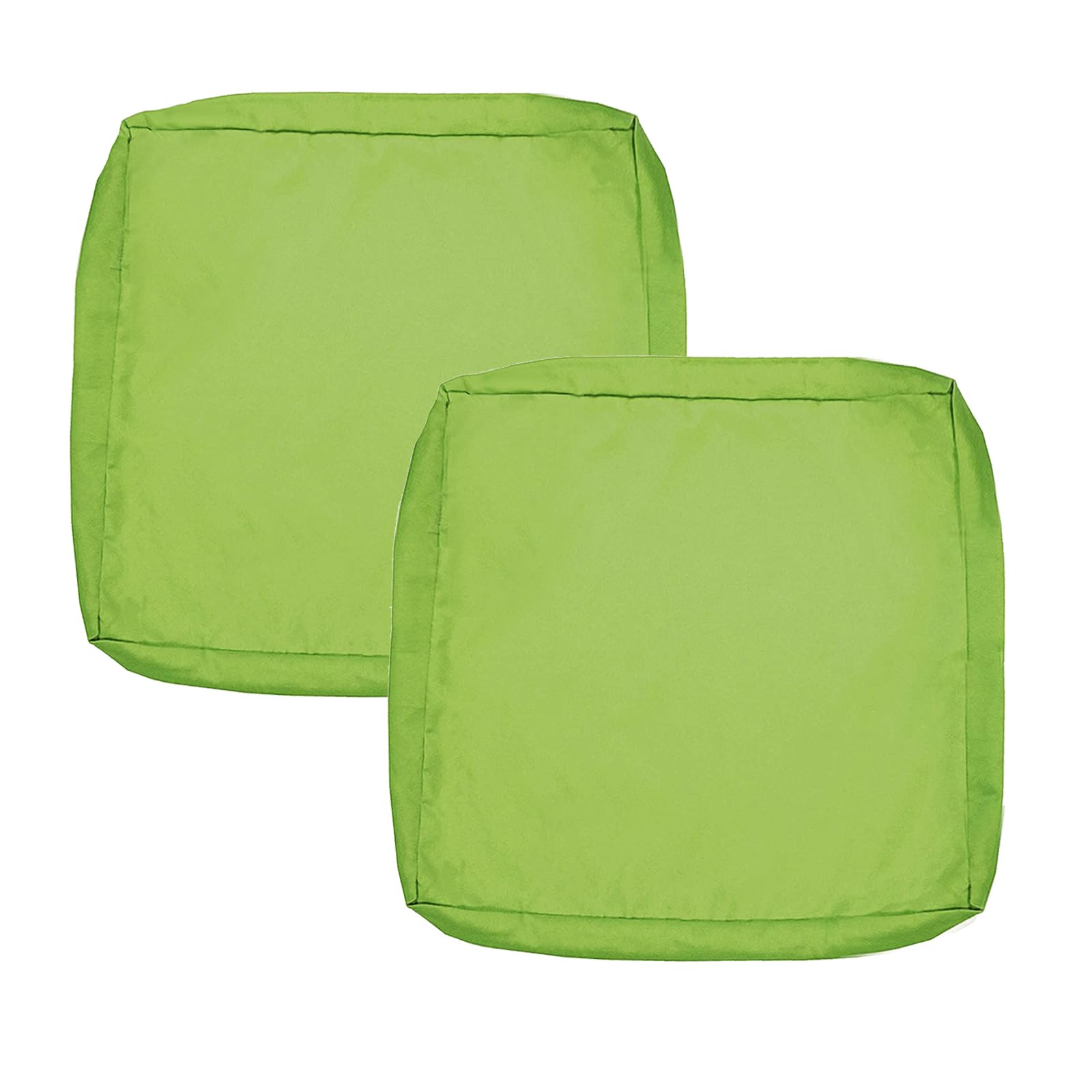 Sqodok Patio Cushion Covers 21X19 Waterproof Outdoor Cushion Covers Replacement 2Pack Patio Cushion Seat Slicovers For Sectional