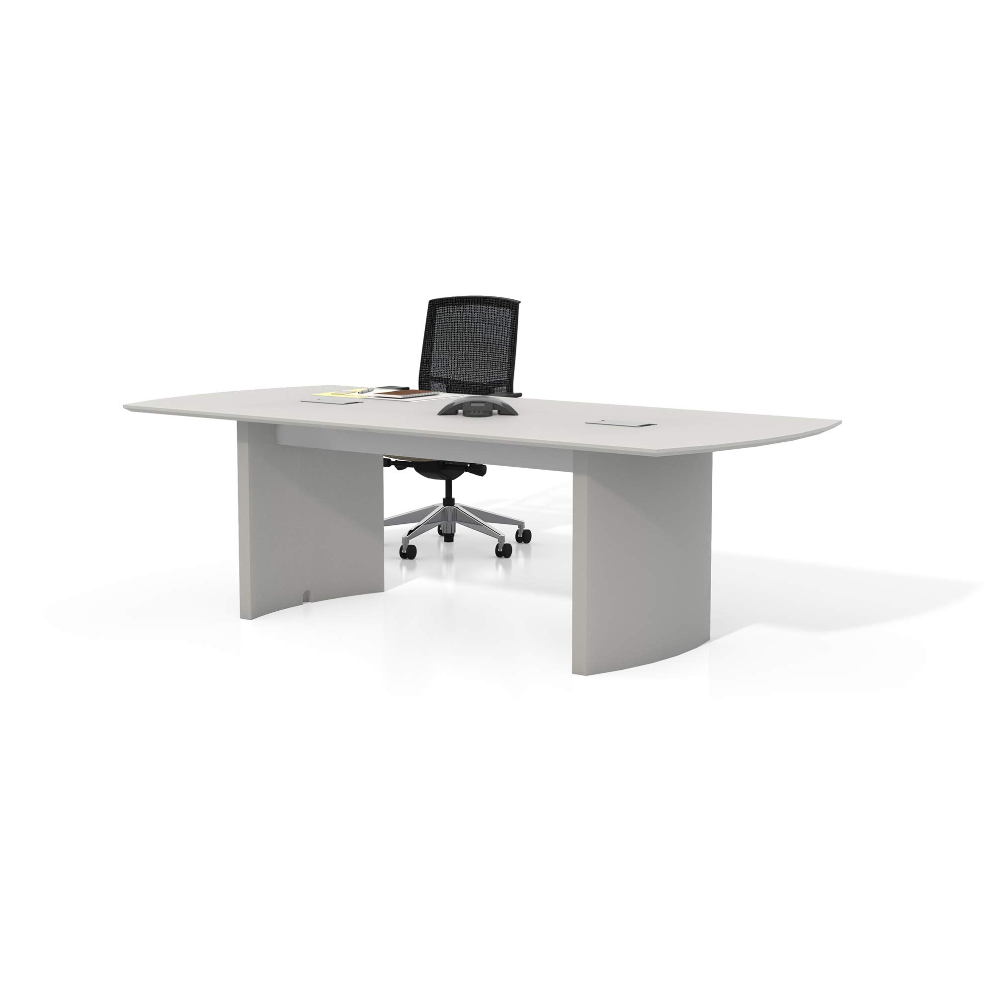 Safco Products Medina Modern Office Conference Meeting Room Table, 8', Textured Sea Salt