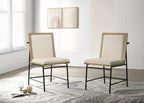 LILOLA LIVING Torrance Set of 2 Oak Finish Dining Chairs