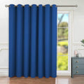 Bgment Fashion Sliding Door Curtain 100 X 84 Inches, Wide Thermal Blackout Curtains Room Darkening Room Divider Window Curtain, 1 Panel, Royal Blue, 84 Length X Wide 100