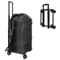 Bukere Laundry Hamper with Wheels, Extra Large 3 in 1 Pop Up Basket with Rolling Trolley, Collapsible Freestanding Carry Bag Whe
