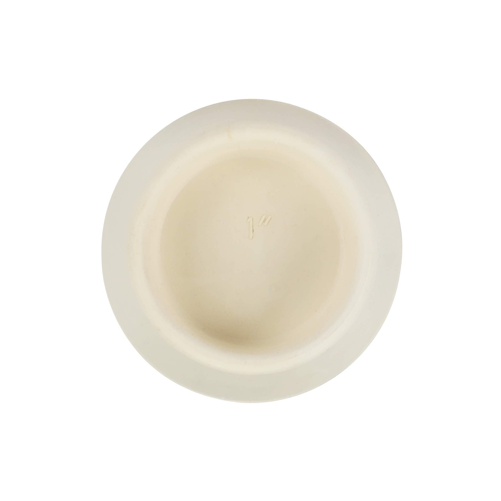 Danco 1-Inch Rubber Drain Stopper, White, Carded, 80223