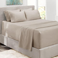 Hearth & Harbor Bed Sheets, Luxury Soft 6 Piece Bed Sheet Set Extra Deep Pocket Fitted Sheets Fits Mattress Up To 21', Double B
