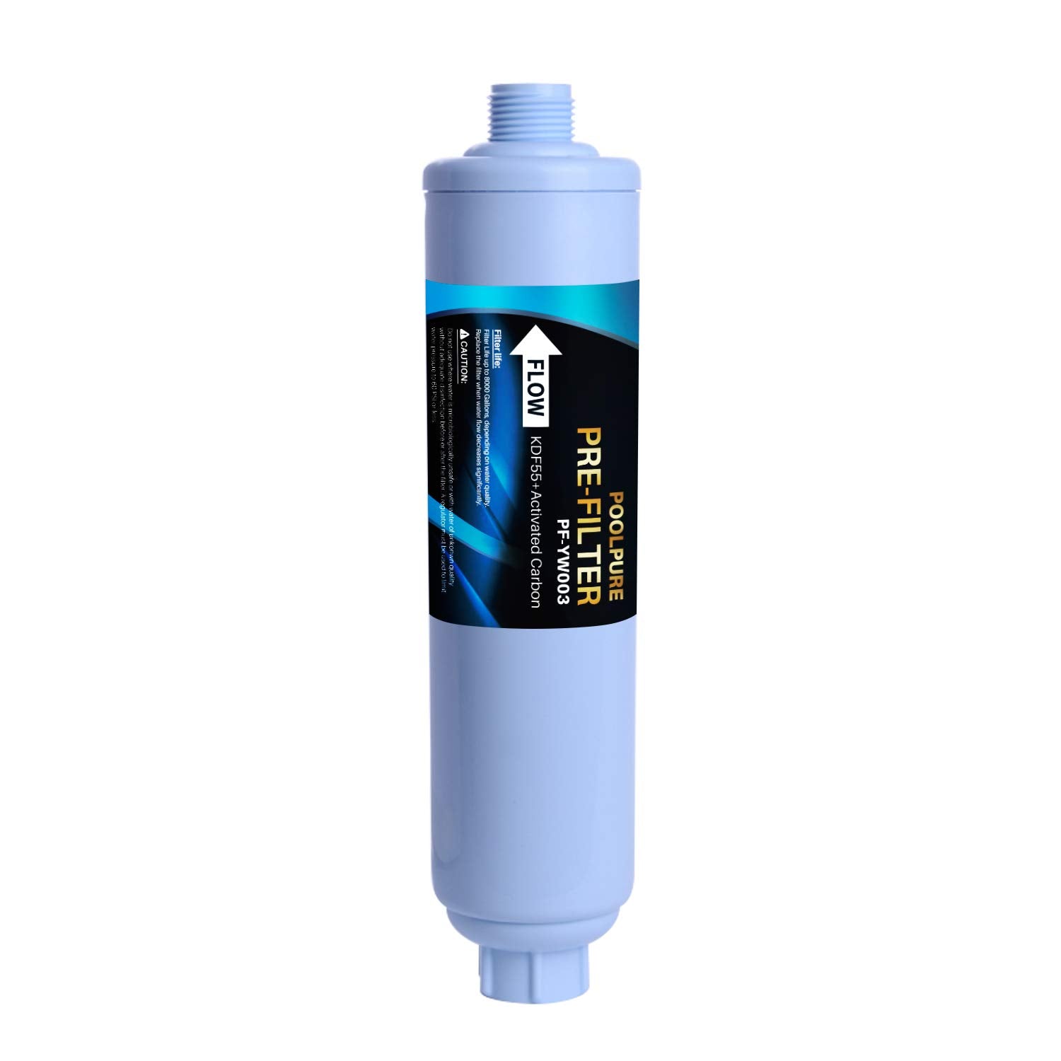 Poolpure Garden Hose End Pre Filter For Pool, Hot Tub, Spa, Greatly Reduces Chlorine, Heavy Metals, Odor, Fits Any Standard 3/4'
