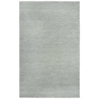 Rizzy Home Alora Decor Emerson 5' X 8' Solid Grey/Gray/Rust/Blue Hand-Tufted Area Rug