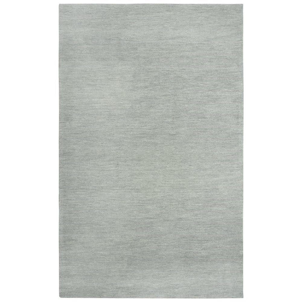 Rizzy Home Alora Decor Emerson 5' X 8' Solid Grey/Gray/Rust/Blue Hand-Tufted Area Rug