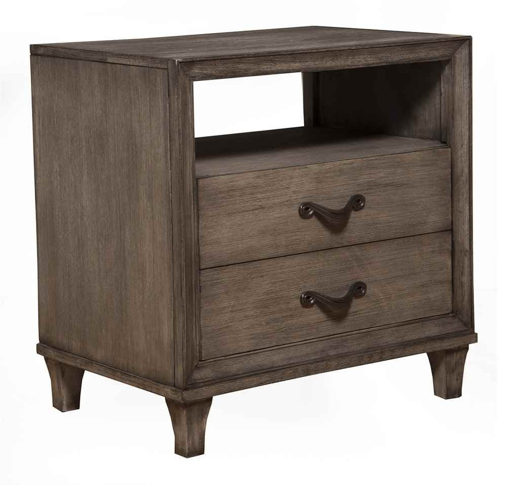 Alpine Furniture Charleston 2 Drawer Nightstand