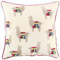 Rizzy Home 18" x 18" Down Pillow with Multi-Color Bright Cotton Casement