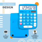 Catiga Desktop Calculator 8 Digit With Solar Power And Lcd Display, Big Buttons, For Home, Office, School, Class And Business, 4