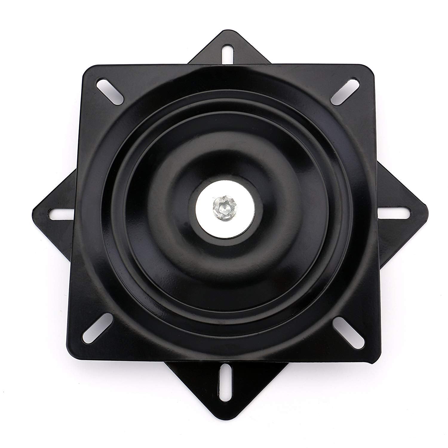 Fasmov 10' (245mm) Heavy Duty Bar Stool Swivel Replacement Seat Swivel Base Bar Stool Swivel Plate, Black