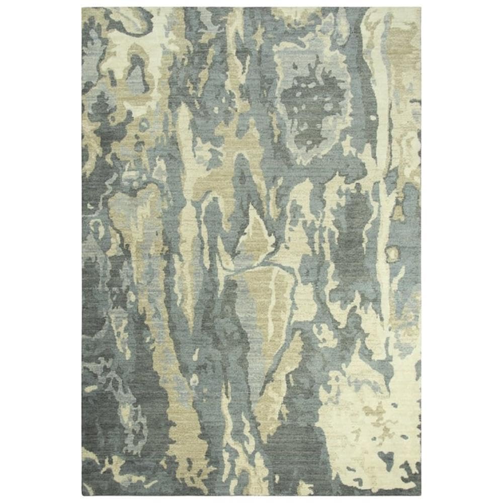 Rizzy Home Alora Decor Euphoria 8' X 10' Abstract Gray/Gray/Rust/Blue Hybrid Area Rug