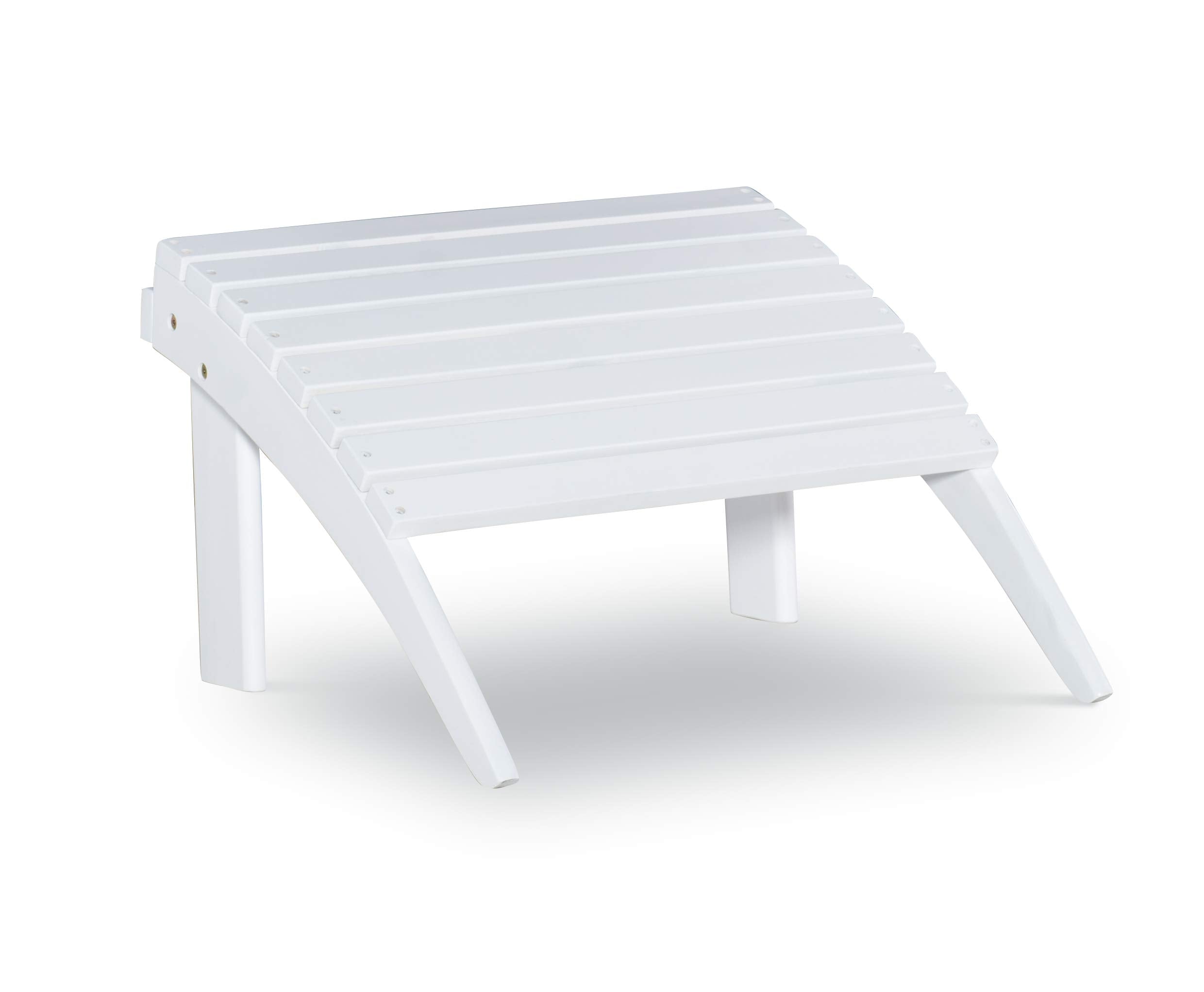 White Adirondack Ottoman