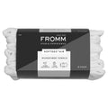 Fromm Softees Air Microfiber Lightweight Salon Hair Towels for Hairstylists, Barbers, Spa, Gym in White, 15.5 by 25.5, 6 count P