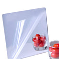iCAGY Acrylic Mirror Sheet Self Adhesive Wall Mounted Home Decor Non Glass Sticky Mirror Tile Thickness 0.08in (2mm) Square 12x1