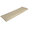 Arden Selections Outdoor Bench Cushion, 46 X 17, Rain-Proof, Fade Resistant 17 X 46, Tan Leala