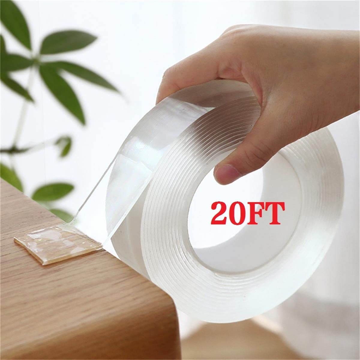 Double Sided Tape Heavy Duty,Multi Purpose Removable Mounting Non-Marking Gel Tape,Fixed Carpet,Kitchen Utensils,Led Light Bar,P