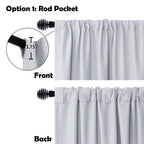 Dwcn Patio Sliding Door Curtains - Extra Wide Curtains For Door, Privacy Room Divider Blackout Thermal Curtain Panel With Back T