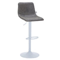 Tilbury - Bar stool - White base- Grey