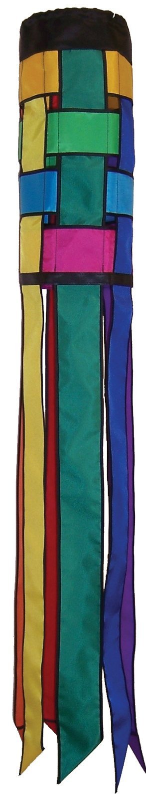 In The Breeze Rainbow Weave Windsock, 40-Inch,4662