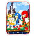 Franco Sonic The Hedgehog Anime Kids Bedding Super Soft Silk Touch Throw, 40 In X 50 In, (Official Licensed Product)